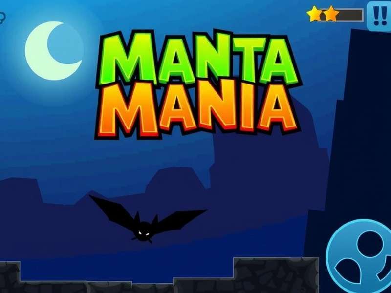 Manta Mania Game Splash Screen